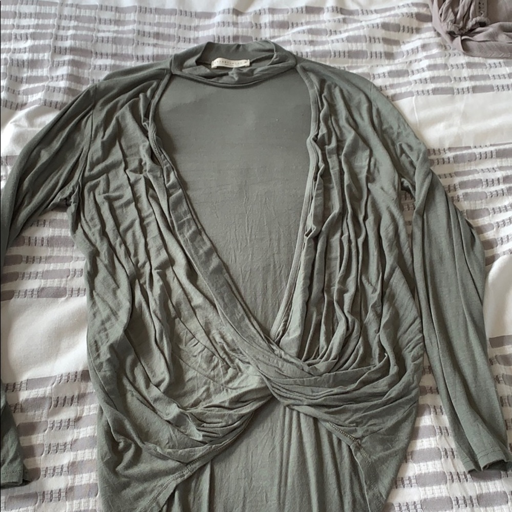 Sage blouse